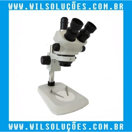 Microscópio Trinocular ZS7050 Branco
